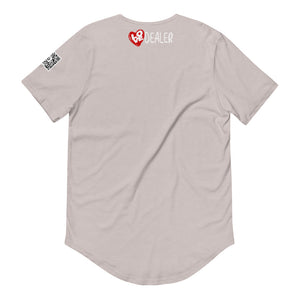 Love Dealer! | Unisex Curved Hem T-Shirt