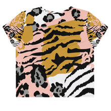 Load image into Gallery viewer, Safari Breeze! | All-Over Print Crop Tee