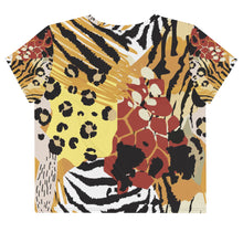 Load image into Gallery viewer, Primal! | All-Over Print Crop Tee