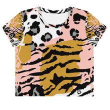 Load image into Gallery viewer, Safari Breeze! | All-Over Print Crop Tee