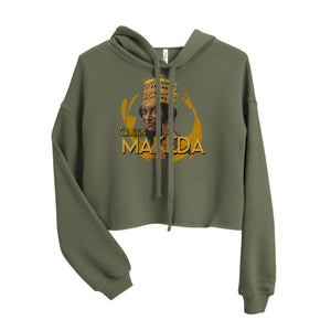 Makeda - The Queen of Sheba, Ethiopia (Crop Hoodie)
