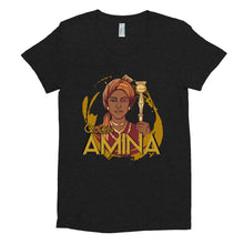 Load image into Gallery viewer, Amina the Queen of Zaria Nigeria (Women&#39;s Crew Neck T-shirt)