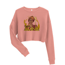 Load image into Gallery viewer, Amina the Queen of Zaria Nigeria (Crop Sweatshirt)