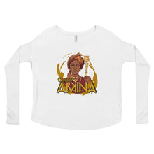 Load image into Gallery viewer, Amina the Queen of Zaria Nigeria (Ladies&#39; Long Sleeve Tee)