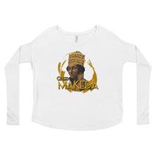 Load image into Gallery viewer, Makeda - The Queen of Sheba, Ethiopia (Ladies&#39; Long Sleeve Tee)
