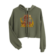 Load image into Gallery viewer, Amina the Queen of Zaria Nigeria (Crop Hoodie)