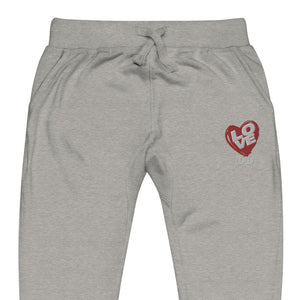 Love Dealer! | Embroidered Unisex fleece sweatpants